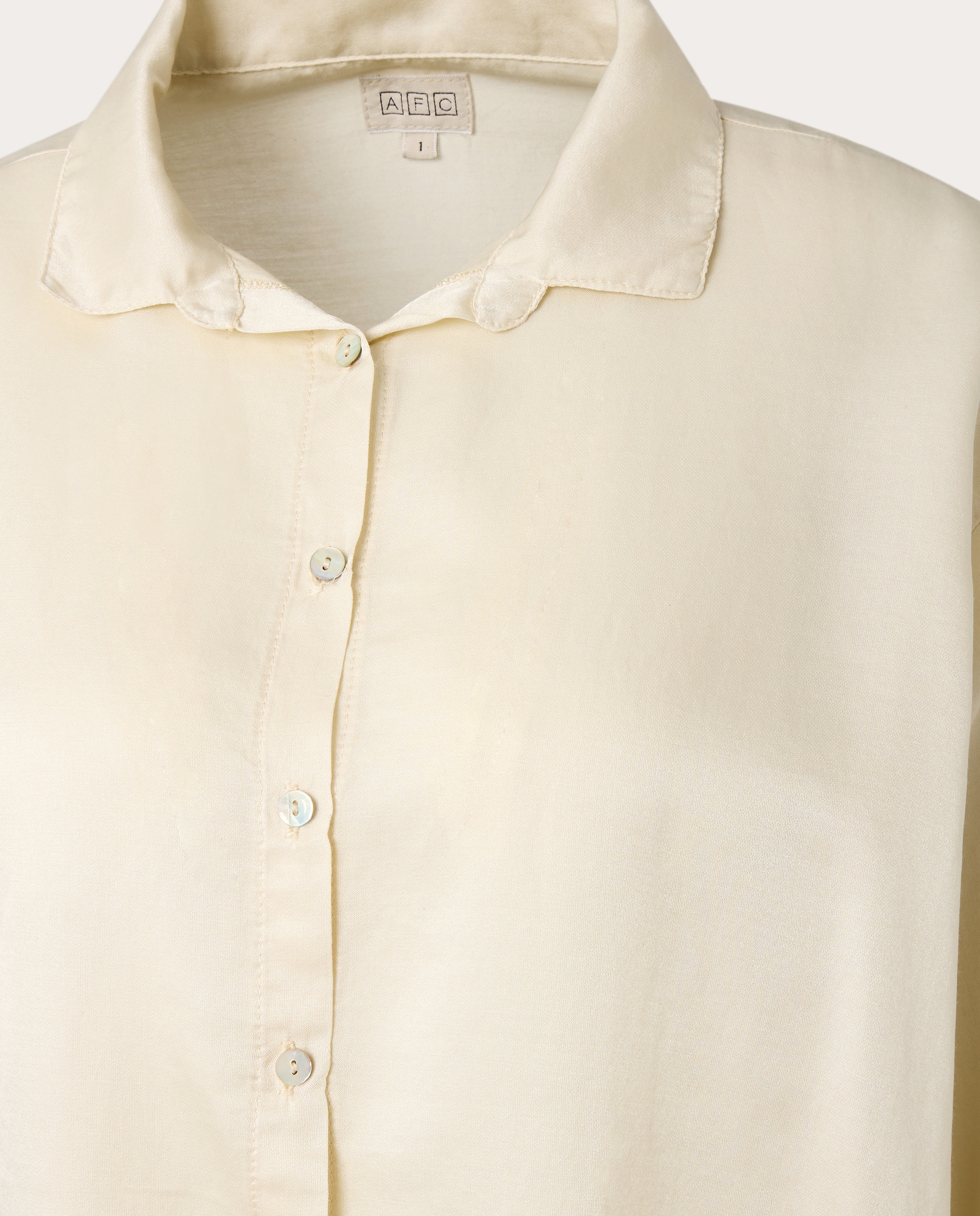 Camisa de algodón Beige-3