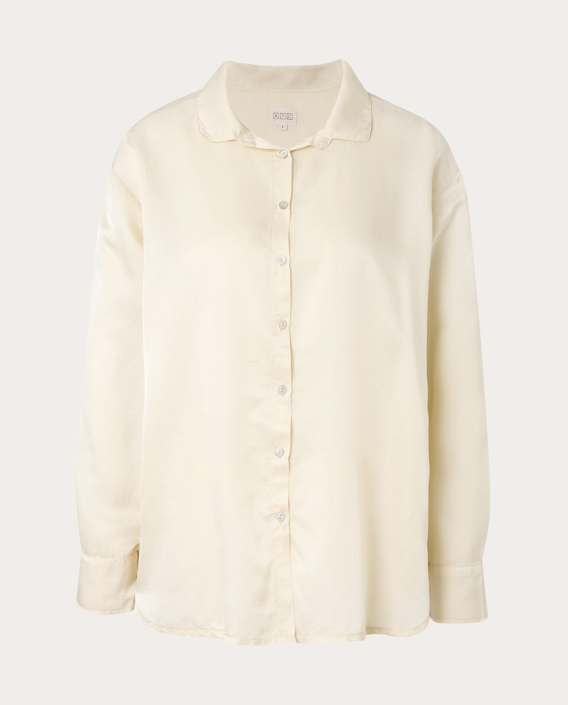 Camisa de algodón Beige-1