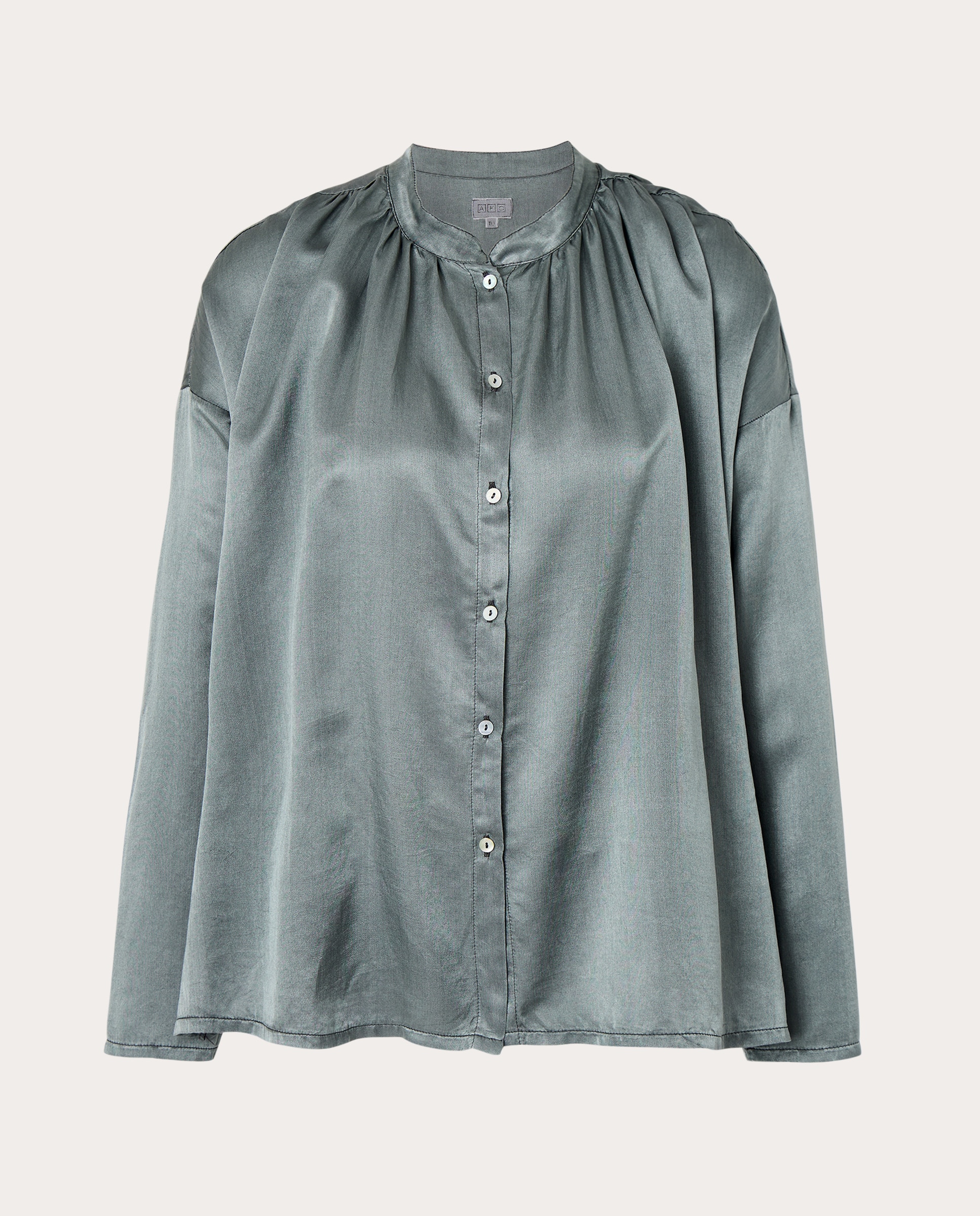 Camisa de algodón Gris-1