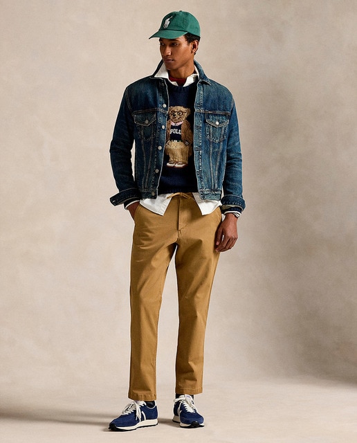 Imagen 0 de Pantalón chino de hombre de algodón elástico Classic Fit