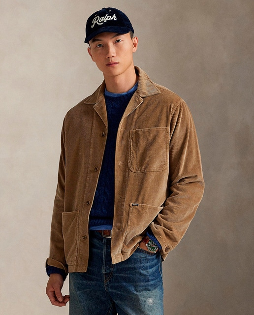 Imagen 0 de Camisa de hombre de algodón con bolsillos parche