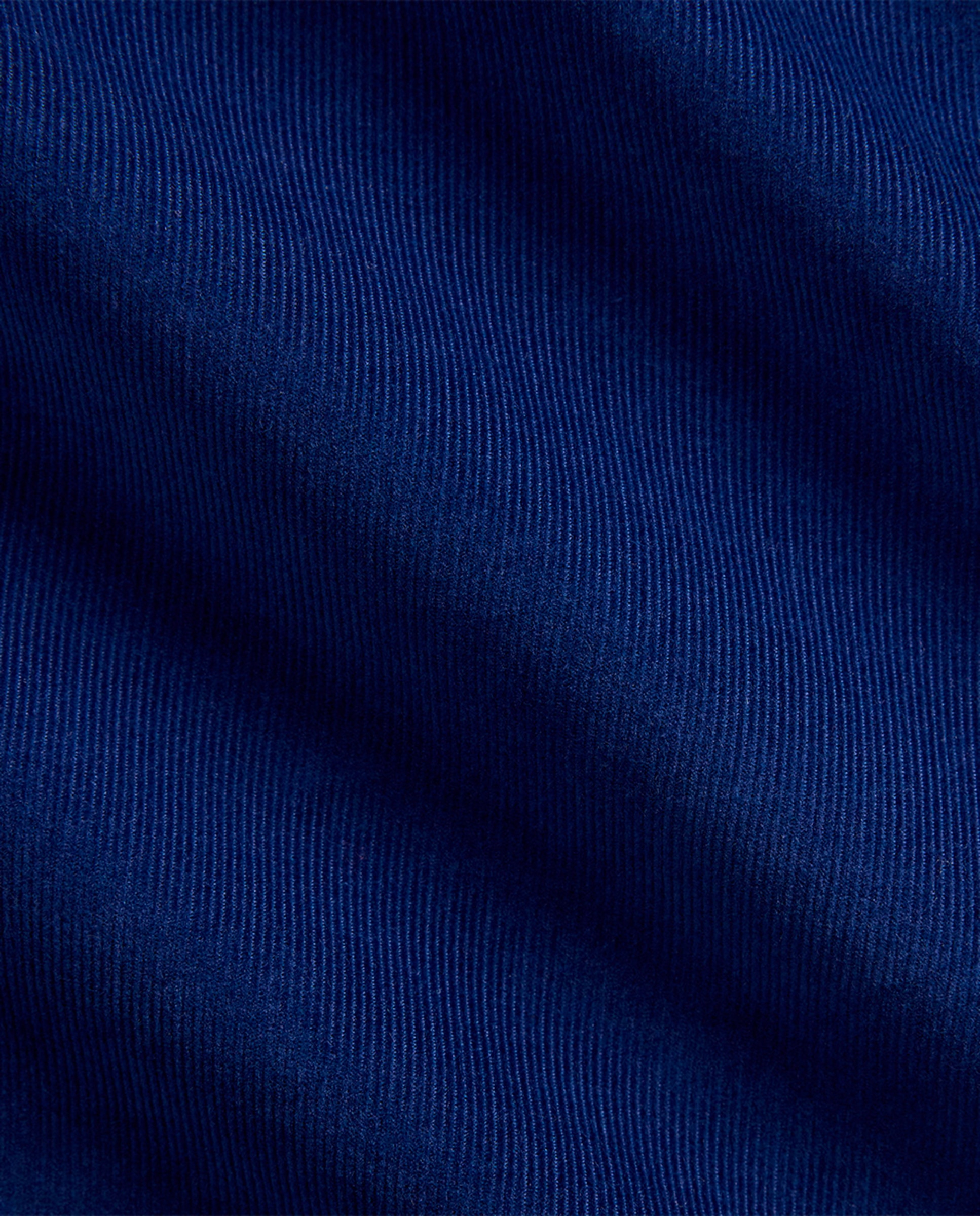 Camisa de Algodão Regular Fit Azul-marinho-5