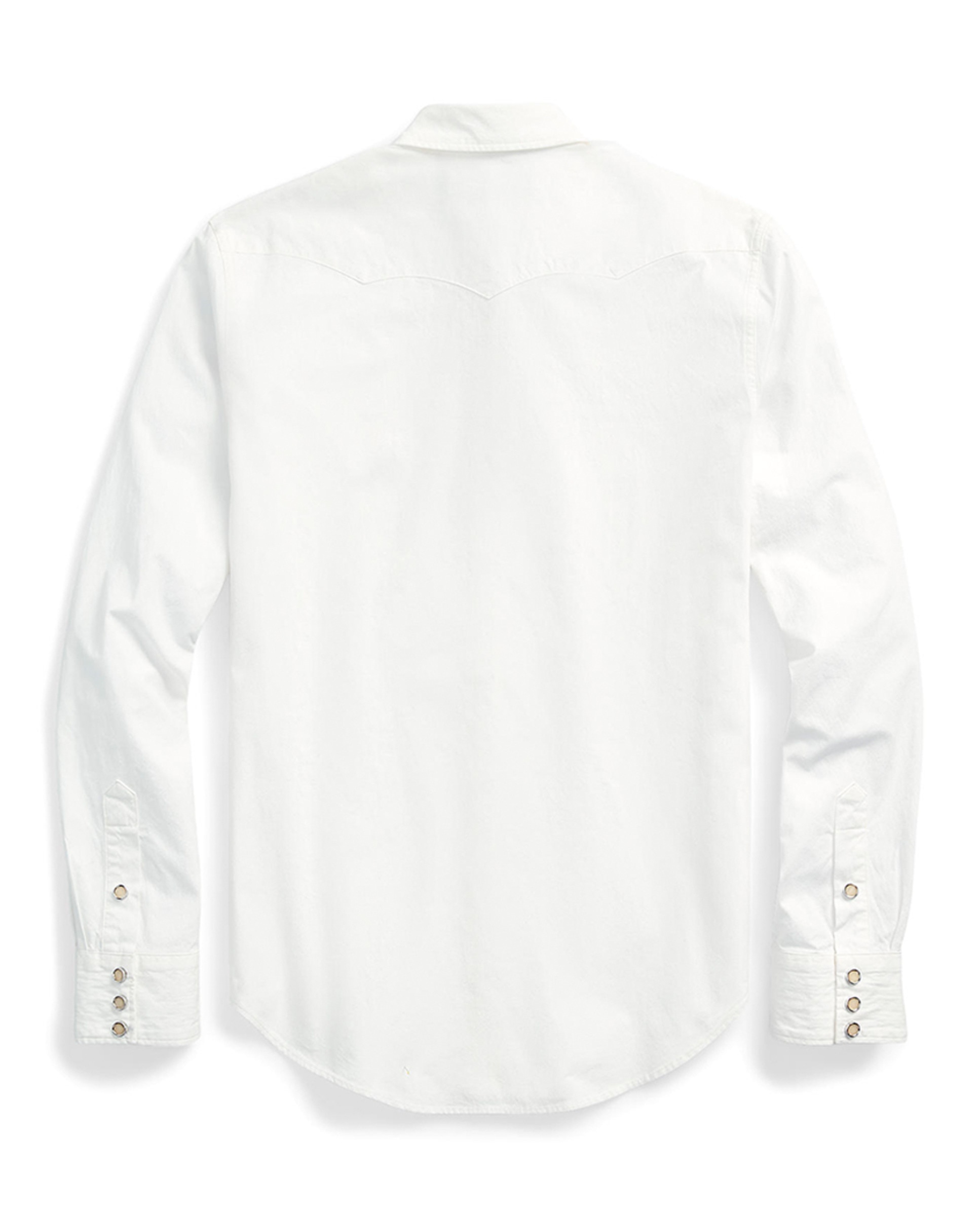 Camisa de Popelina Slim Fit Double RL Branco-2
