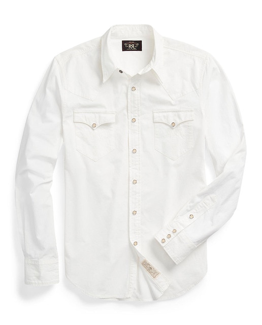 Imagem 0 de Camisa de Popelina Slim Fit Double RL