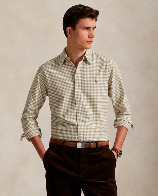 Imagen 0 de Camisa Oxford de hombre Custom Fit de algodón