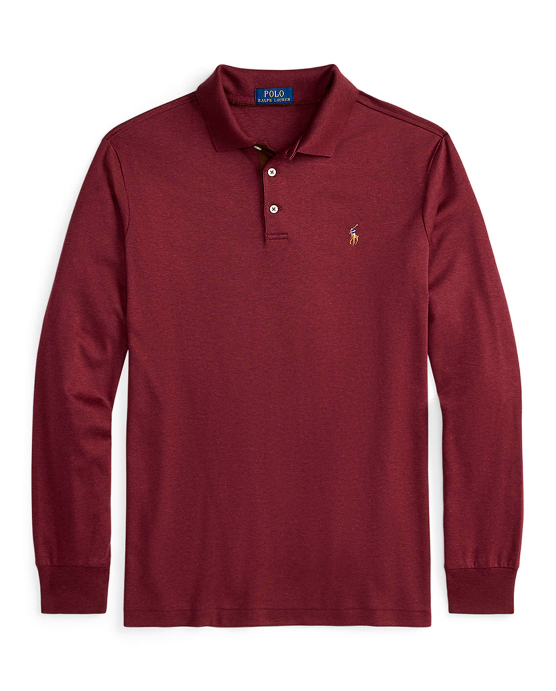 Polo de Algodão Custom Regular Fit Bordeaux-4