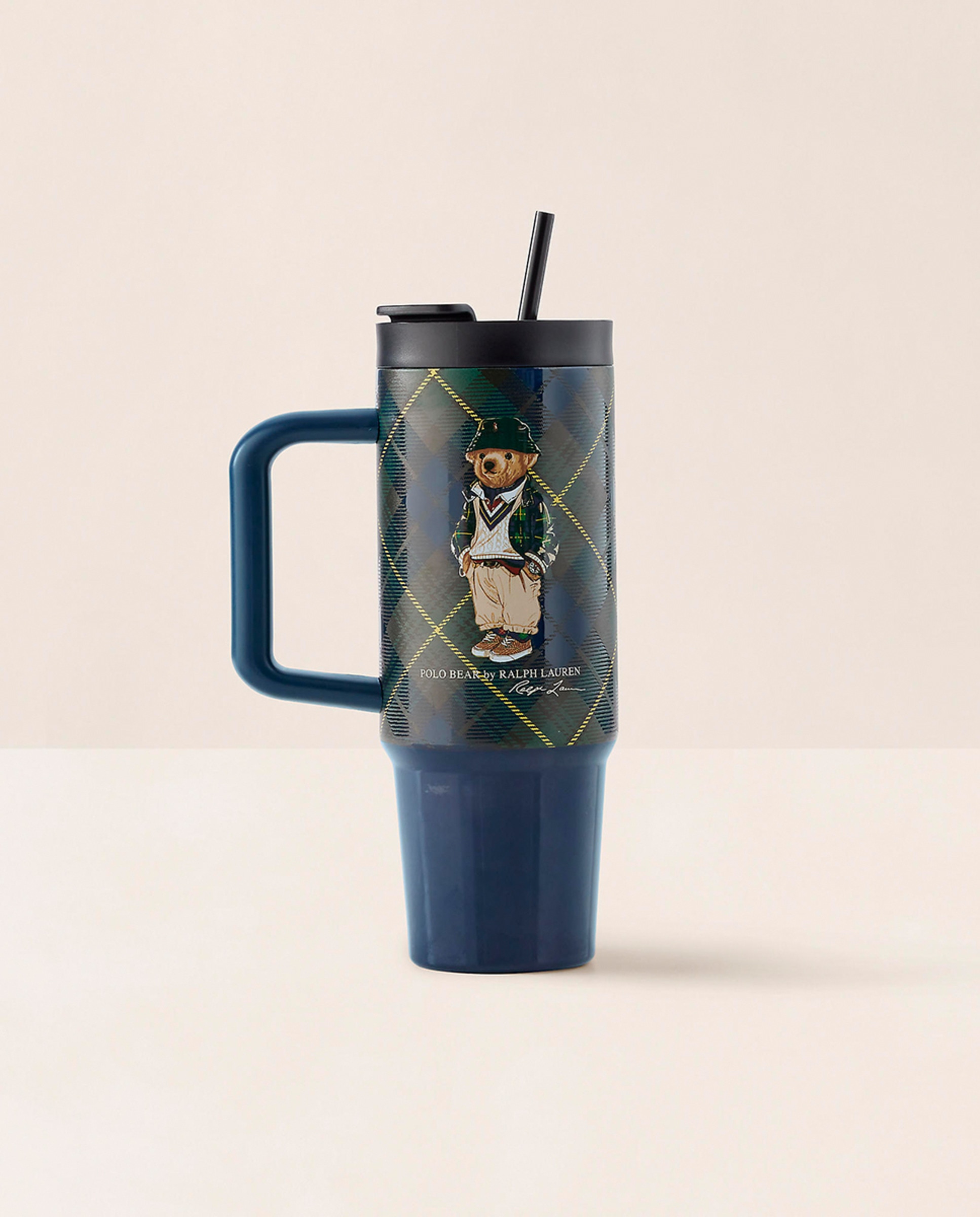 Garrafa com Palhinha e Polo Bear Multicolor-2