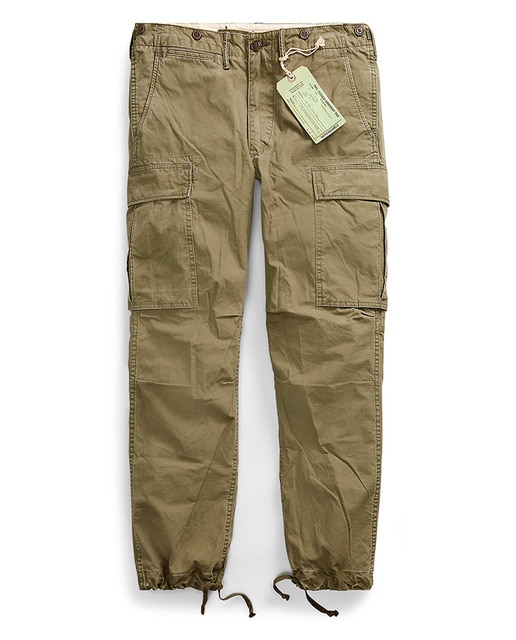 Imagem 0 de Calças Cargo Estilo Militar de Popelina Double RL