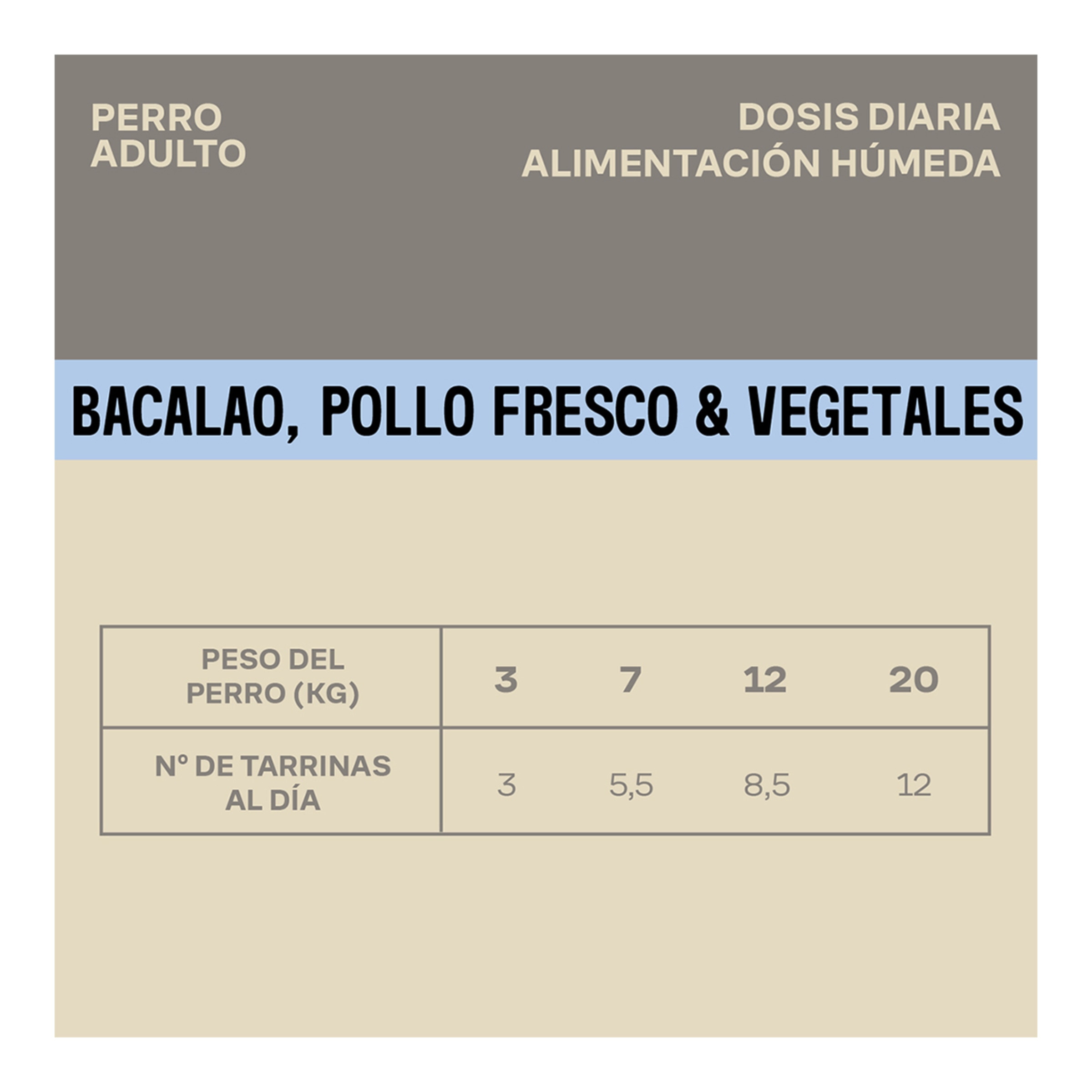 Alimento húmedo para perros adultos Givers bacalao pollo y vegetales 150 gr 4