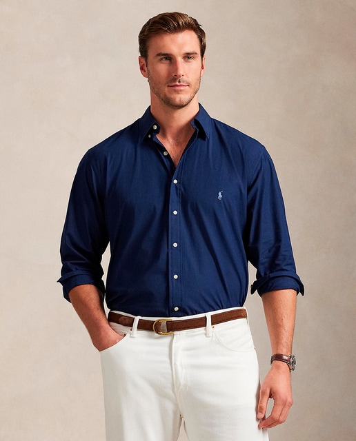 Imagen 0 de Camisa de hombre popelín Classic fit tallas grandes