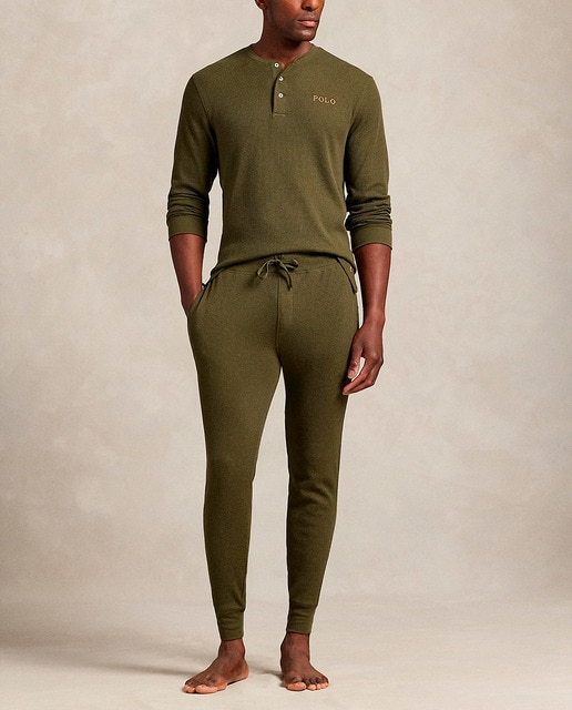 Imagem 0 de Calças de Pijama de Malha Waffle