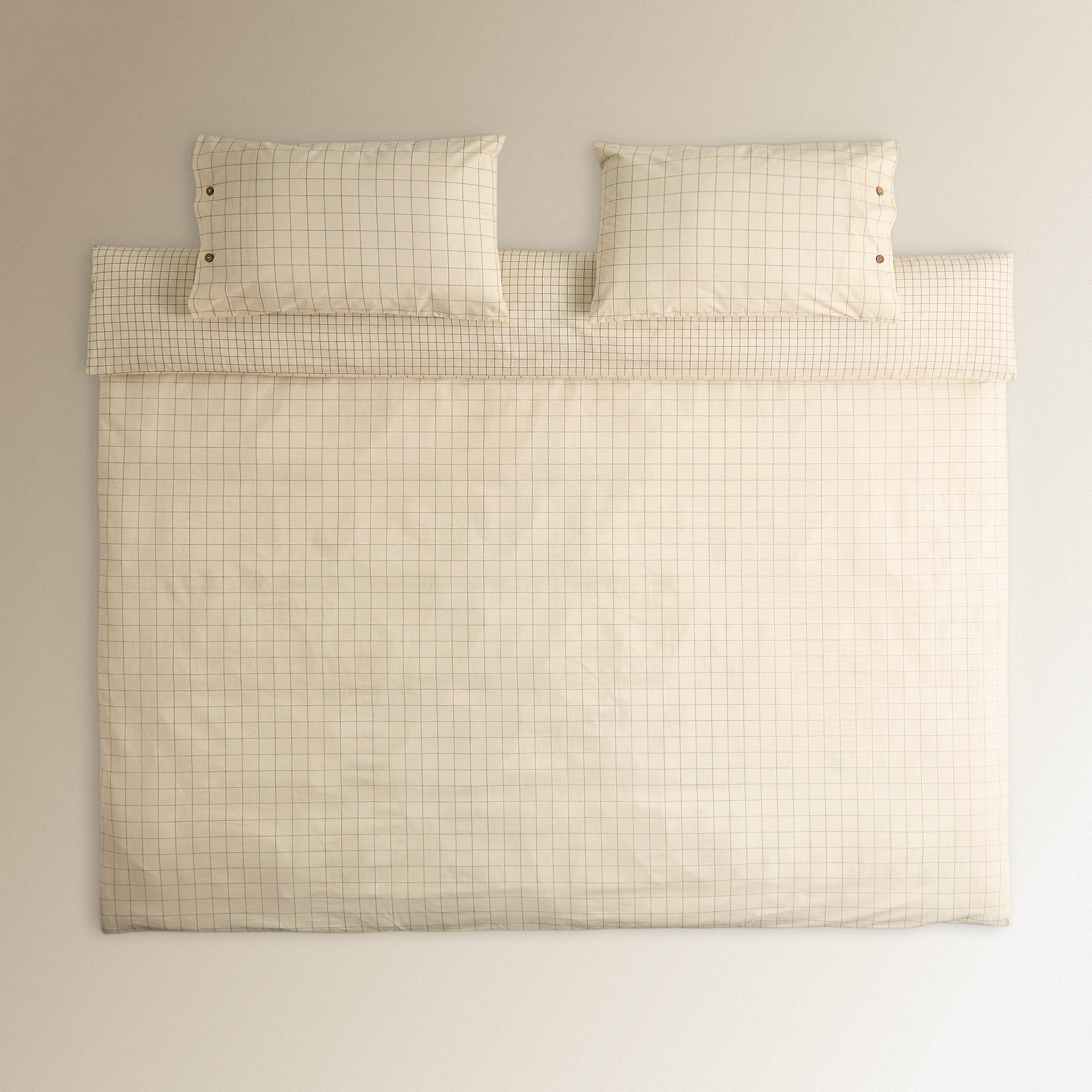 Juego de funda nórdica Kaja Beige-2