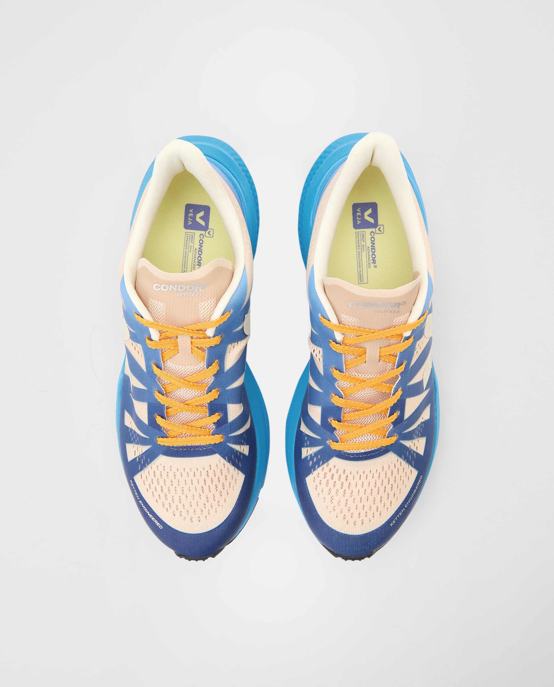 Sapatilhas Baskets Condor Mesh Azul Céu-6