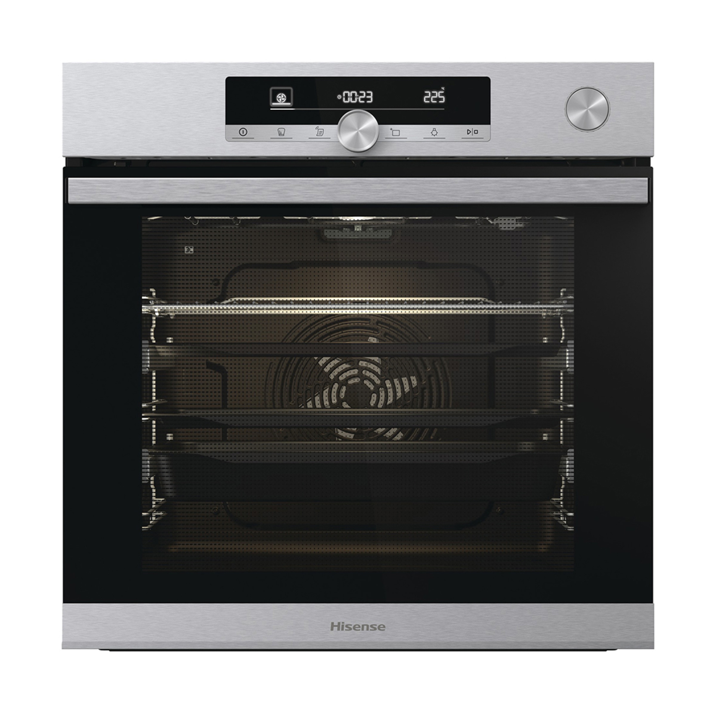 Imagen 0 de Horno multifunción Hisense, 77 litros, pirolìtico, vapor - O643PX