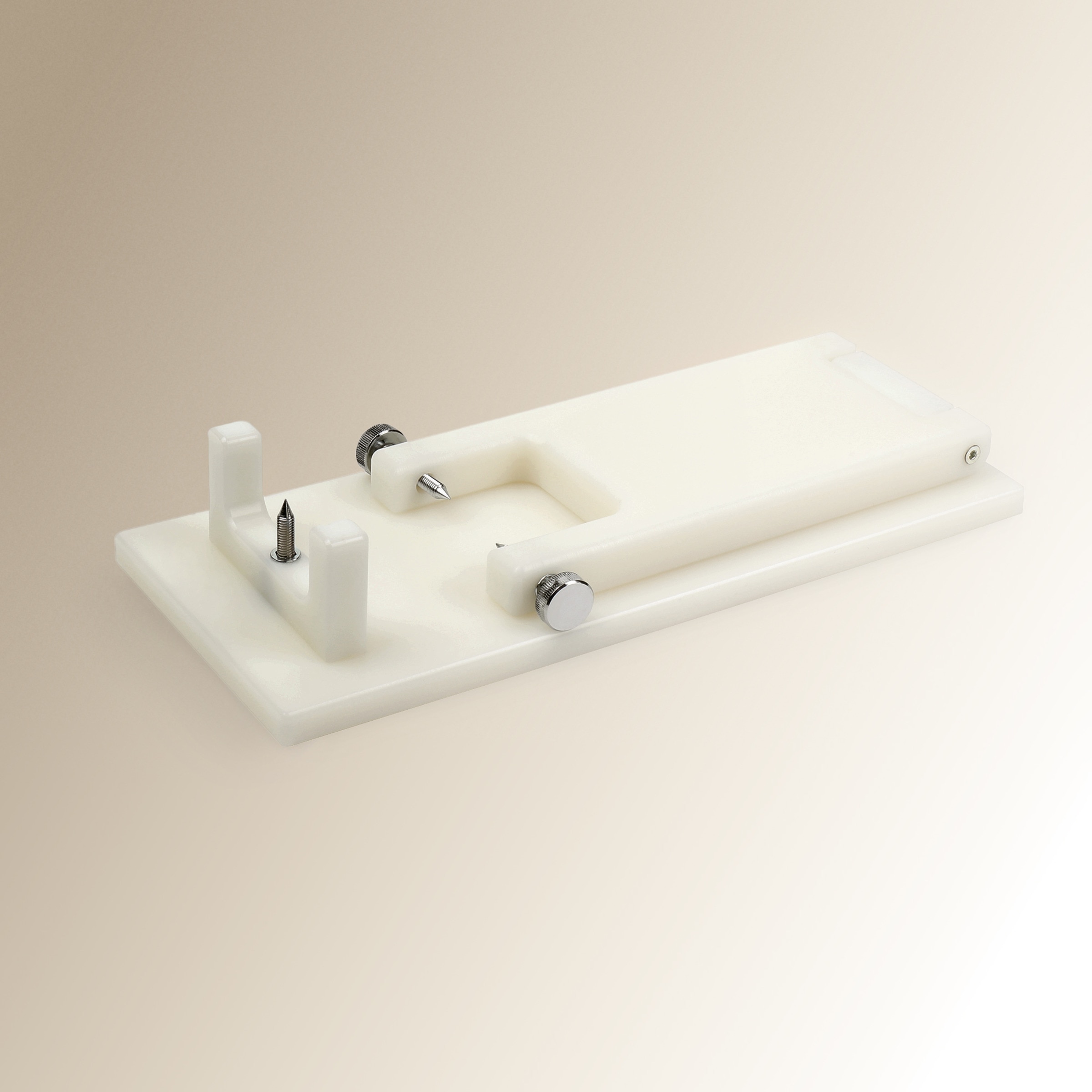 Suporte de presunto desdobrável de polietileno Aracena Branco-2