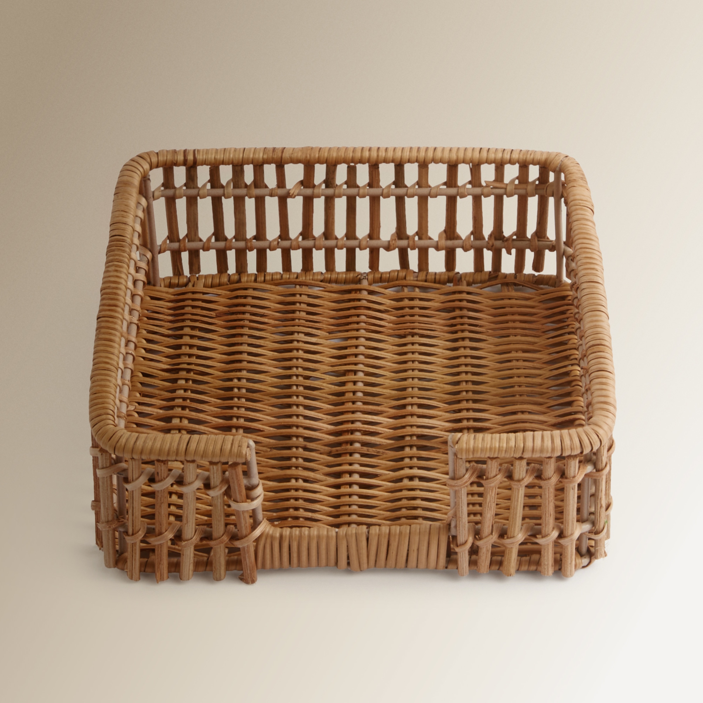 Servilletero de ratán El Corte Inglés Natural-1