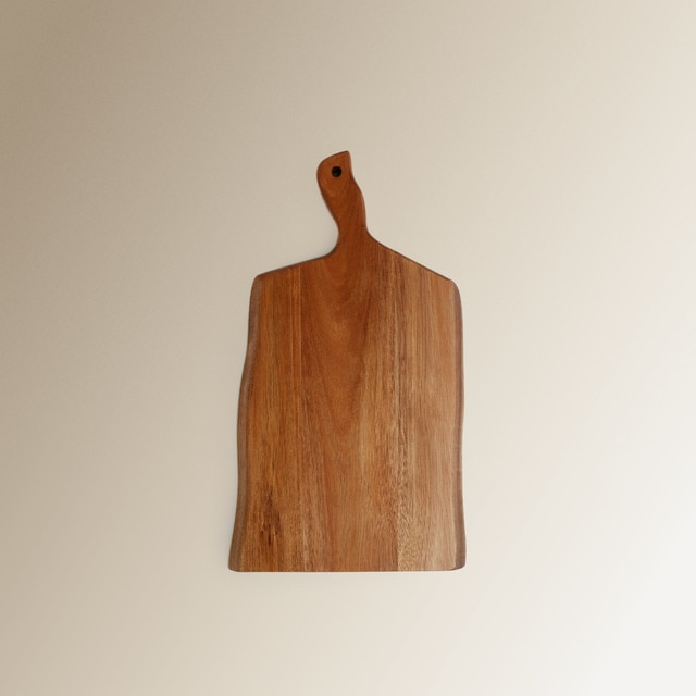 Imagem 0 de Tábua de Cortar com Pega Acácia