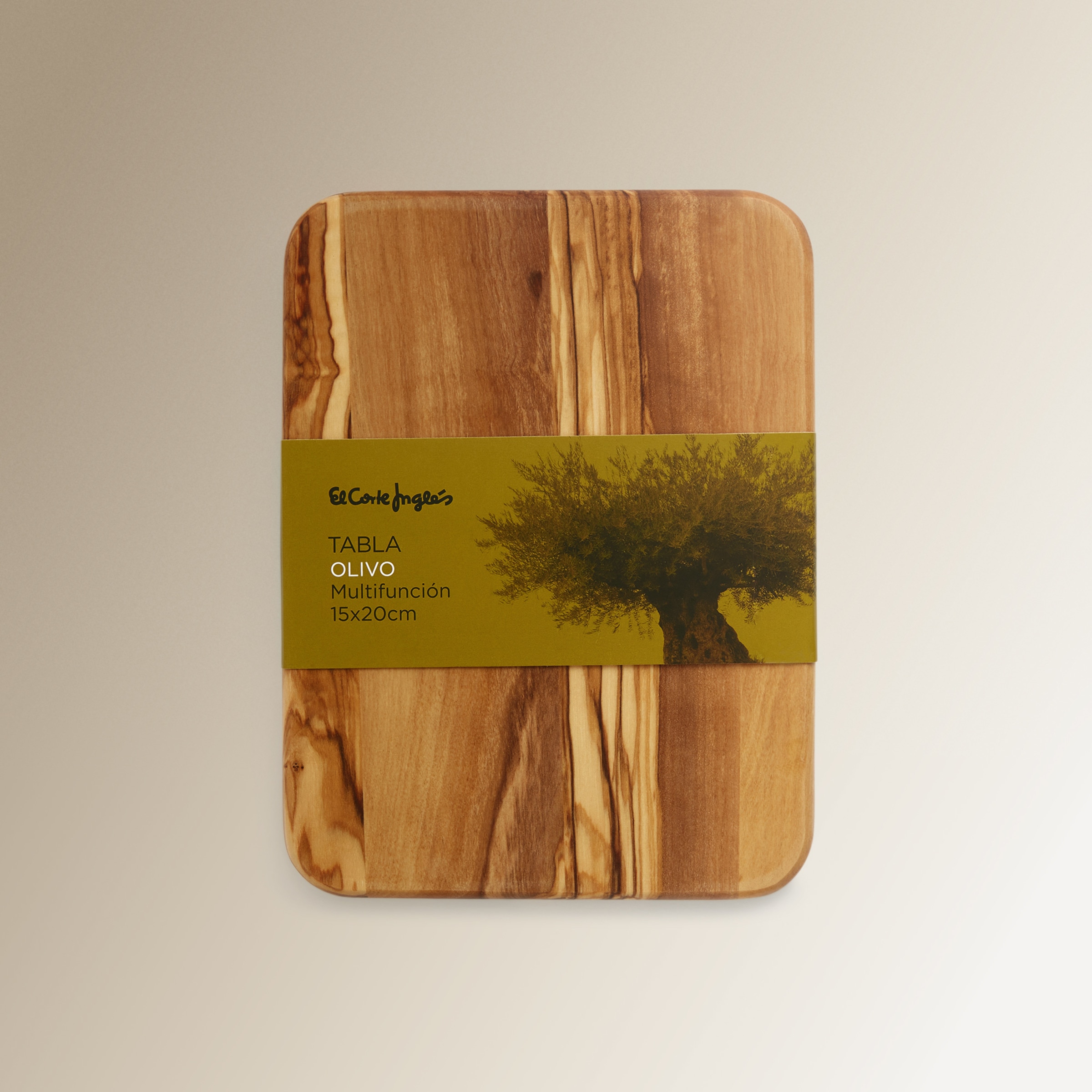 Tábua de cortar Oliveira El Corte Inglés Castanho-3