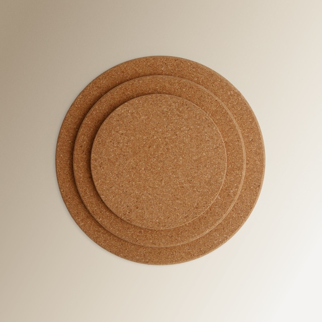Imagen 0 de Set 3 salvamanteles redondos de corcho El Corte Inglés