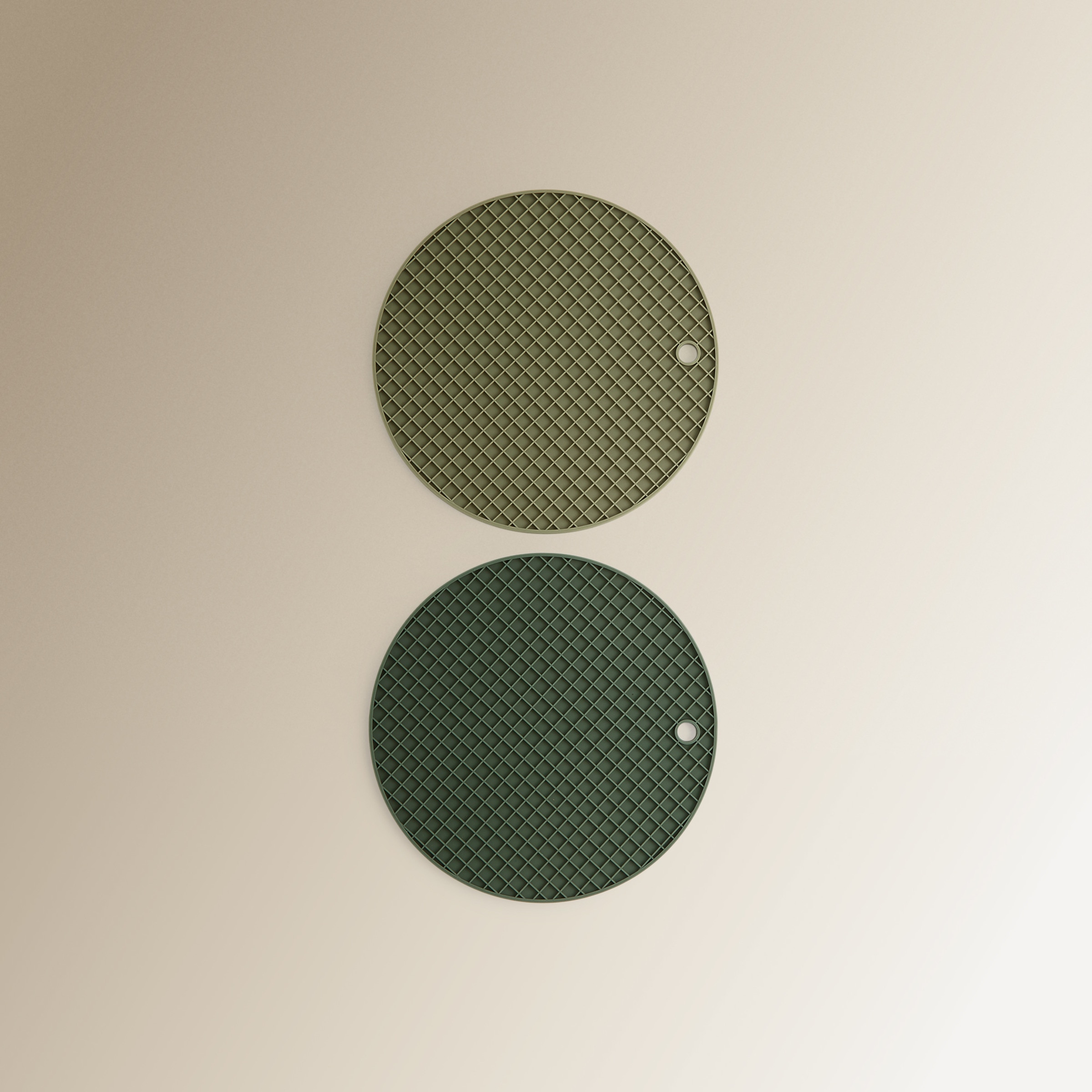 Conjunto de 2 bases de silicone El Corte Inglés Multicolor-1