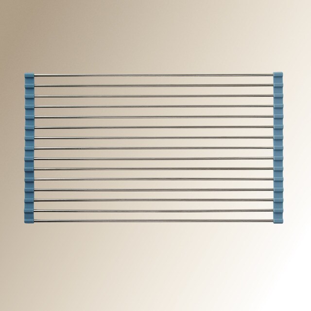 Imagem 0 de Escorredor de pratos enrolável de aço inoxidável