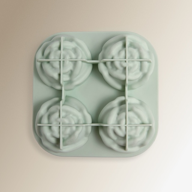 Imagem 0 de Molde de Silicone de 4 Pedras de Gelo Rosa XL