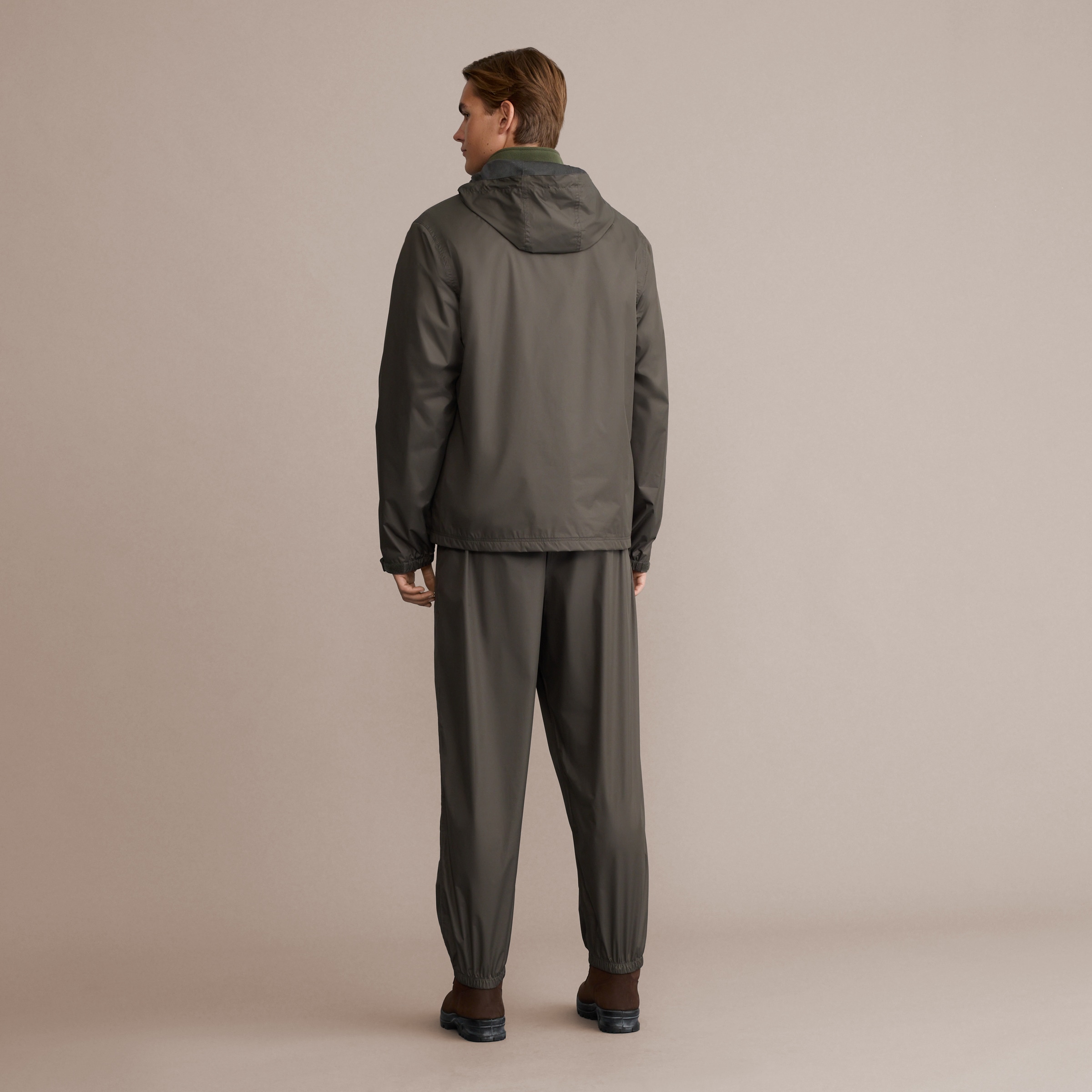 Calças Impermeáveis para a Chuva de Mulher Verde-4