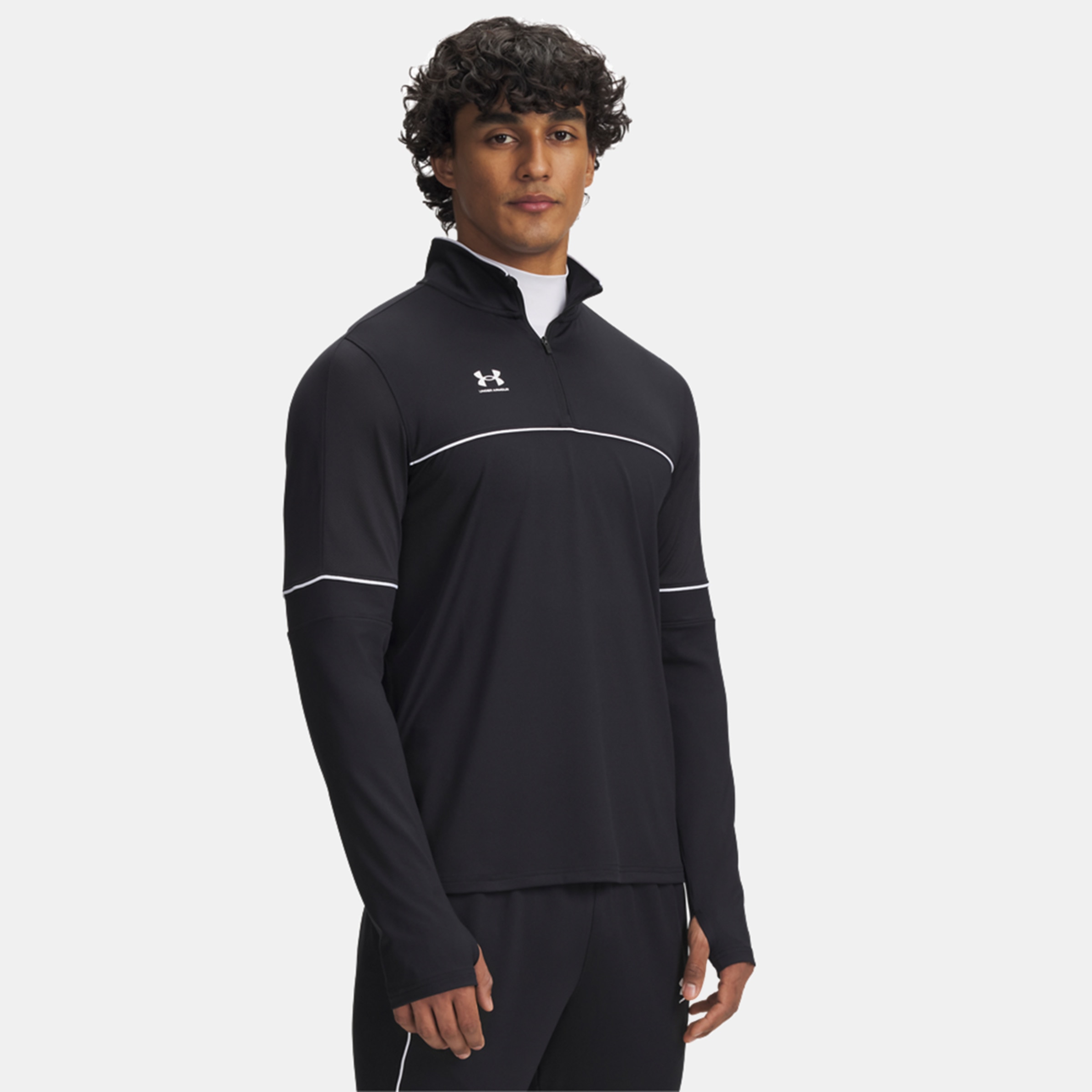 Sweatshirt de Homem M Challenger Training QZ Preto-1