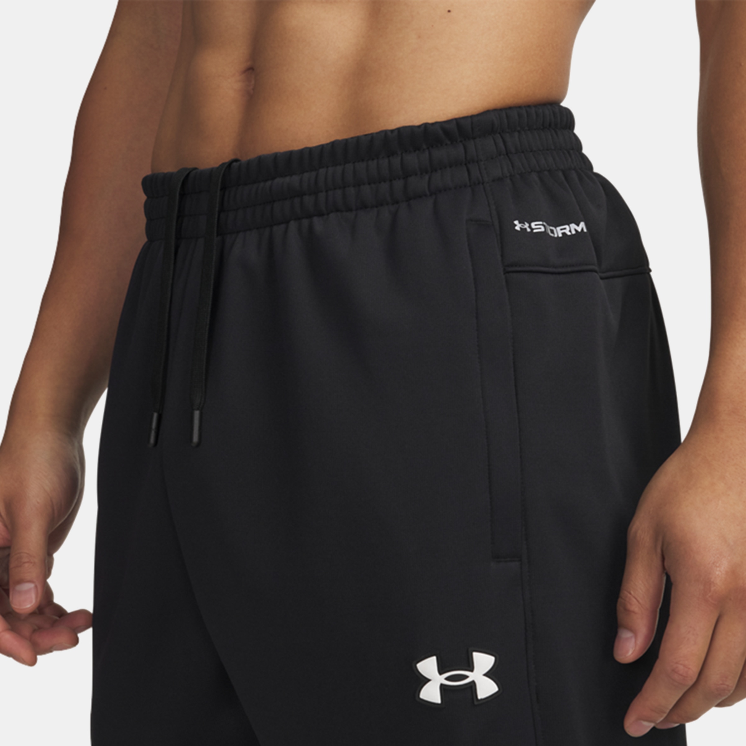 Calças de Homem UA Armour Flc Pro Utility Pt Preto-4