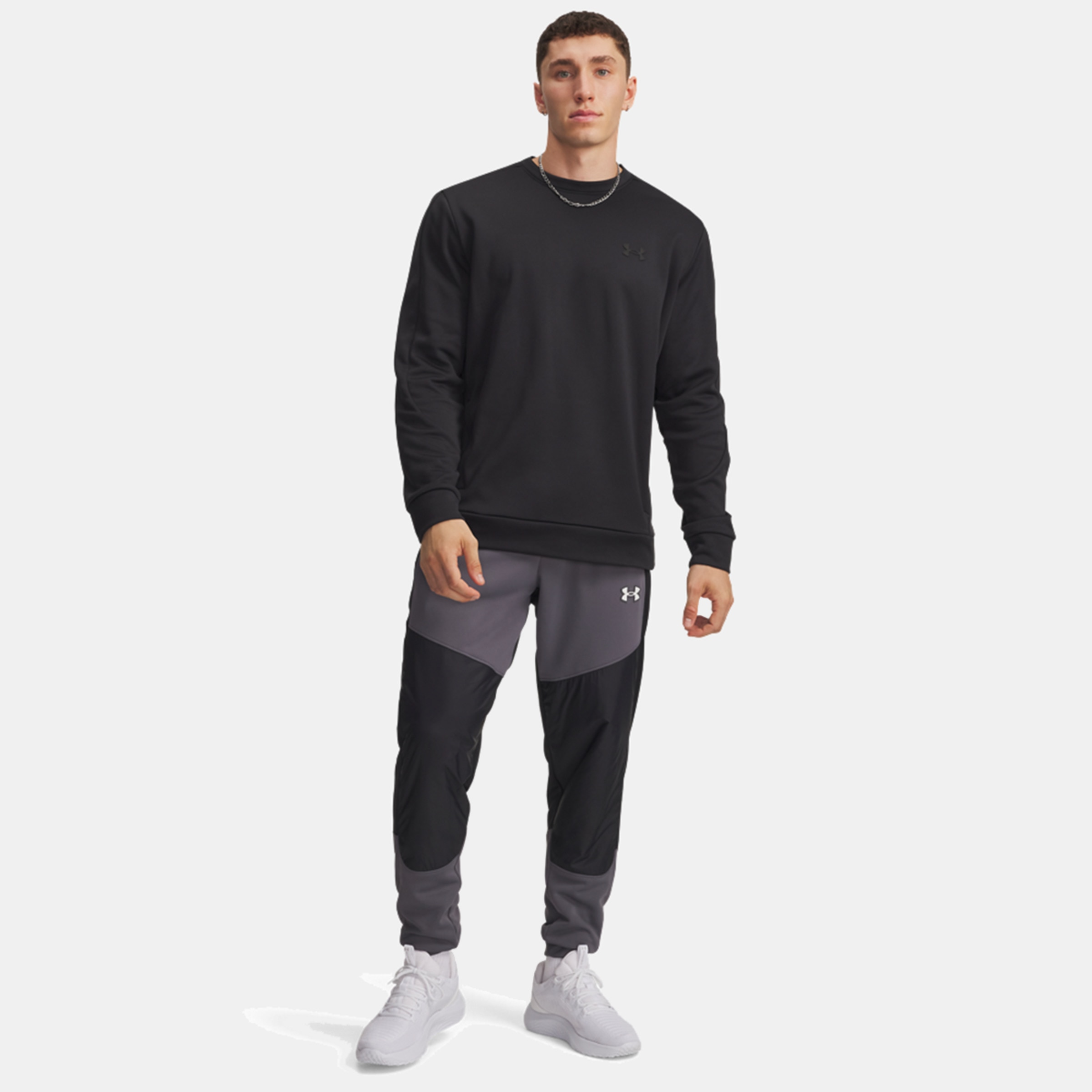 Calças de Homem UA Armour Flc Pro Utility Pt Cinzento-3