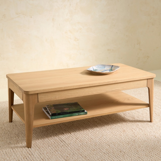 Imagem 0 de Mesa de Centro de Madeira de Carvalho com Tampa Elevável Babylon