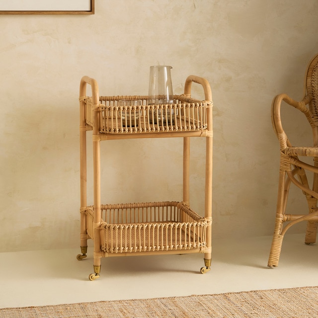 Imagen 0 de Carrito de ratán Borneo