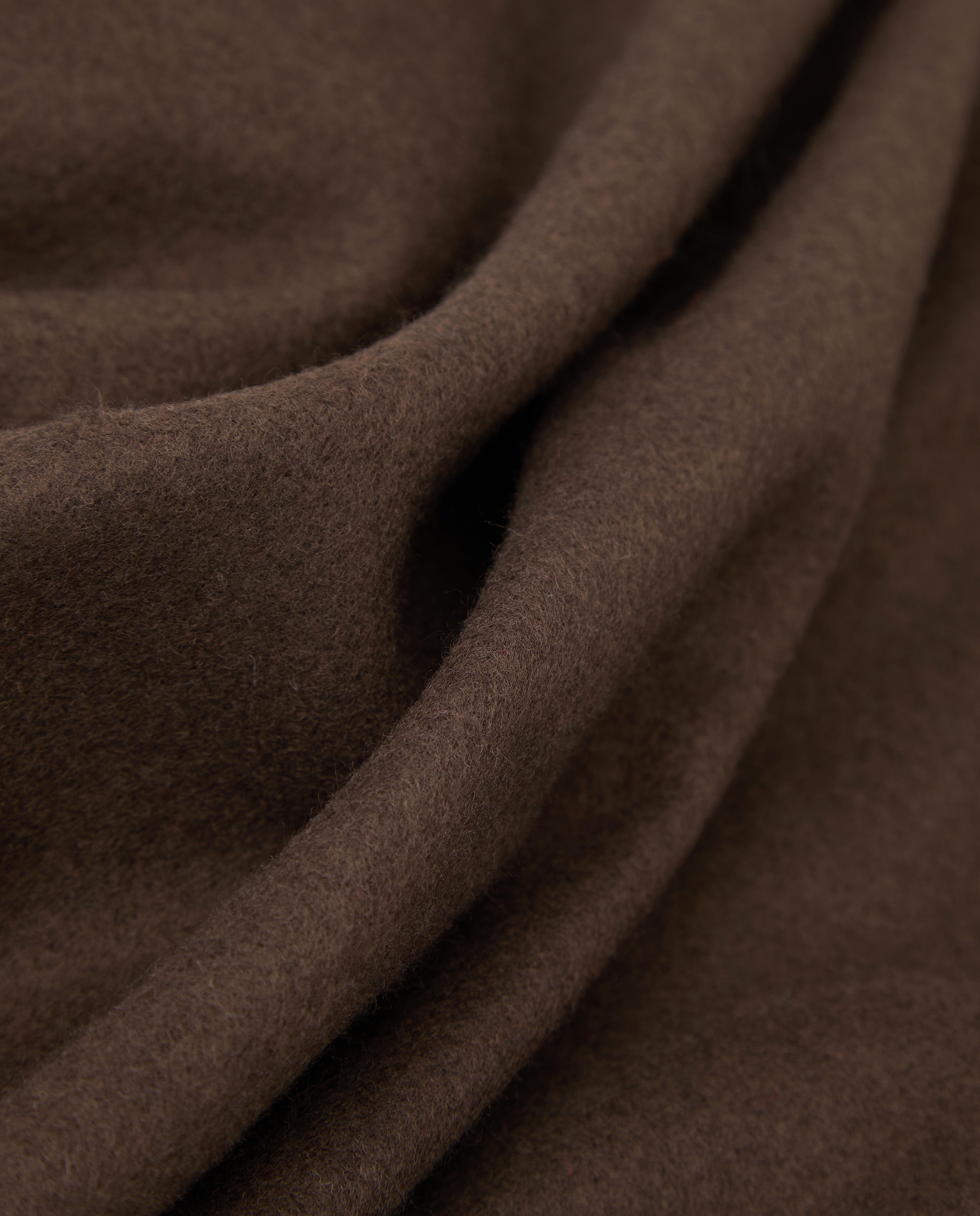 Cachecol Liso - Melange Castanho-3