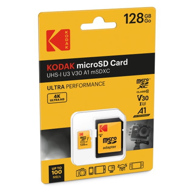 Imagen 0 de Tarjeta de memoria Kodak Ultra Micro SDXC 128GB Class10 U3