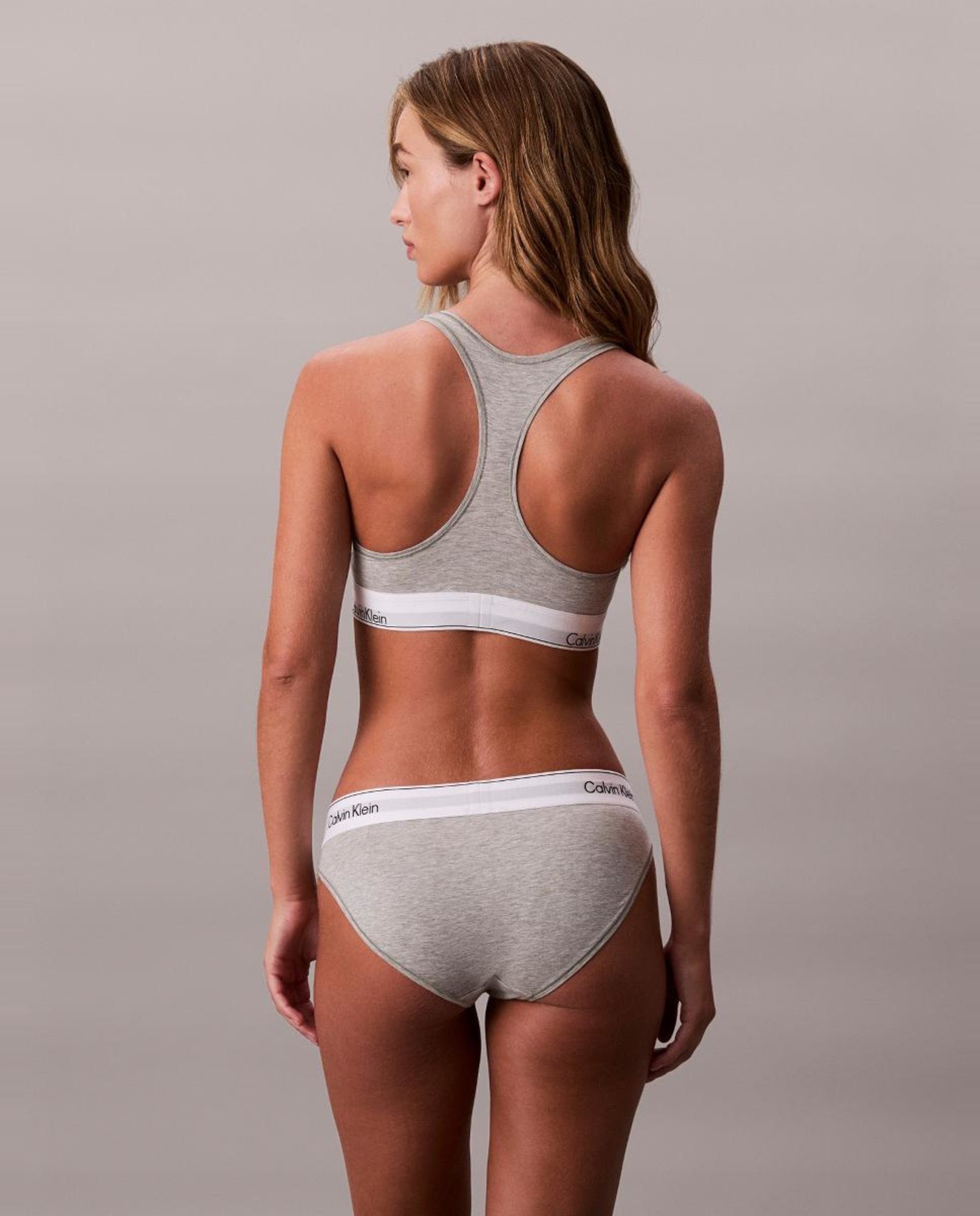 Soutien Bralette Icon Cotton Modal Cinzento-2