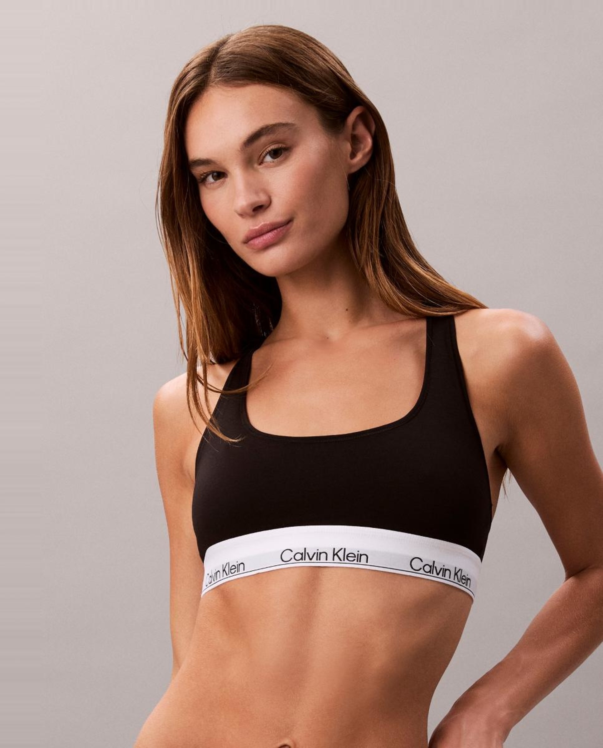 Soutien Bralette Icon Cotton Modal Preto-1