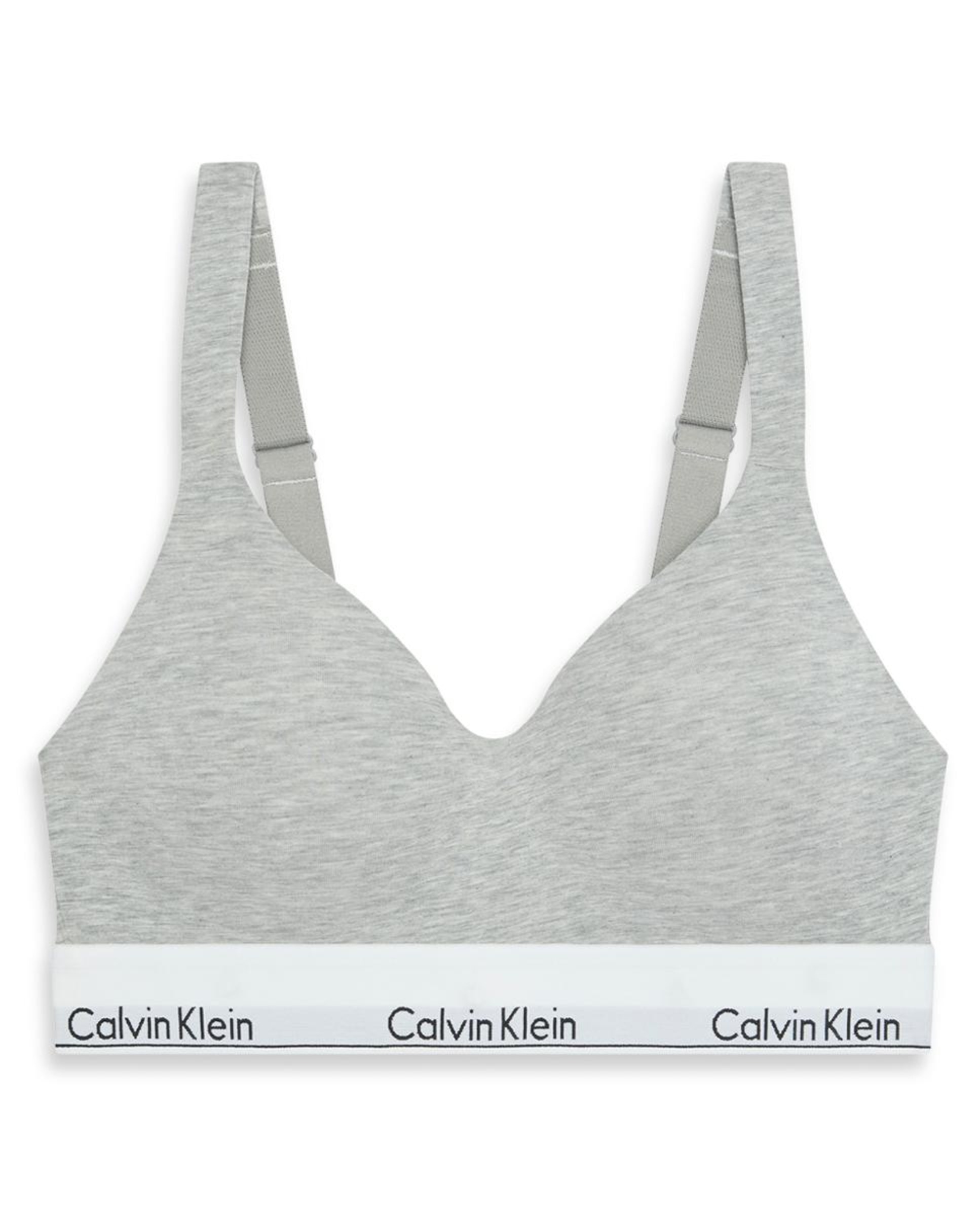 Soutien Bralette Icon Cotton Modal Cinzento-6