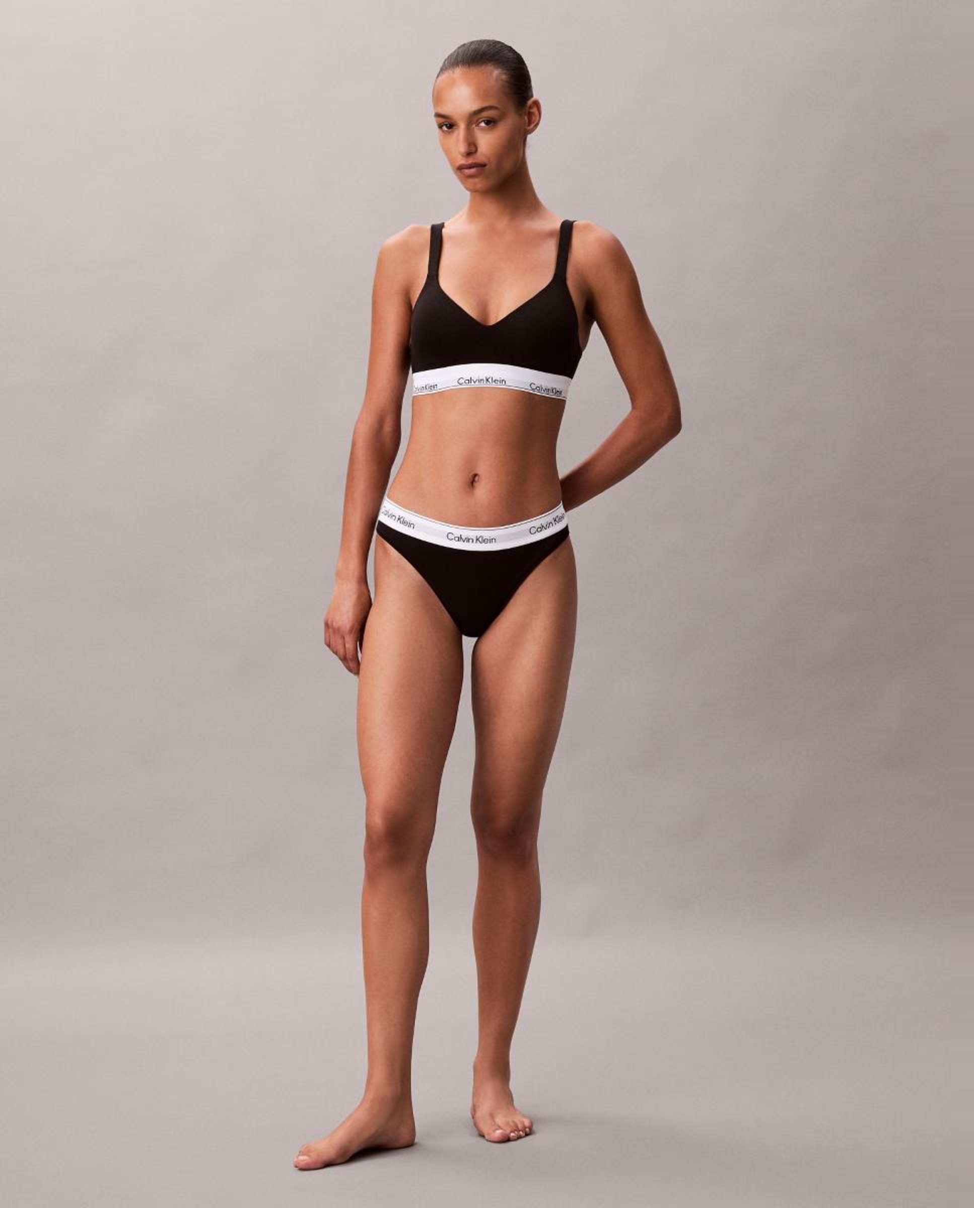 Soutien Bralette Icon Cotton Modal Preto-3