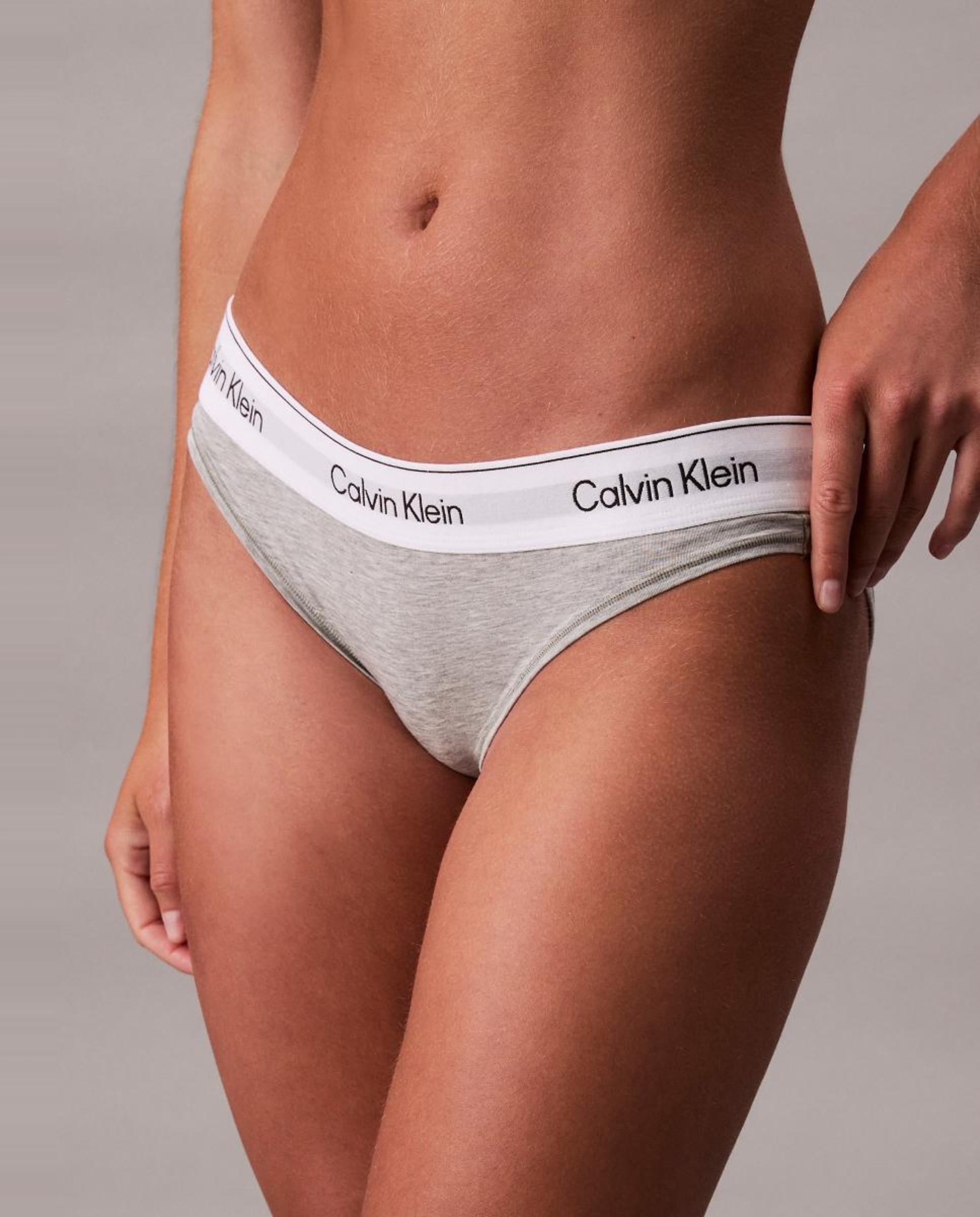 Cueca Individual Icon Cotton Modal Cinzento-1