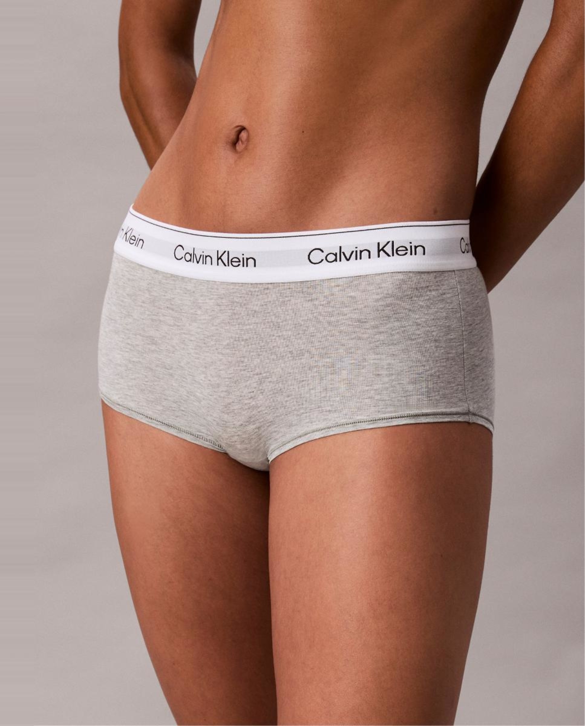 Calções Individuais Icon Cotton Modal Cinzento-1