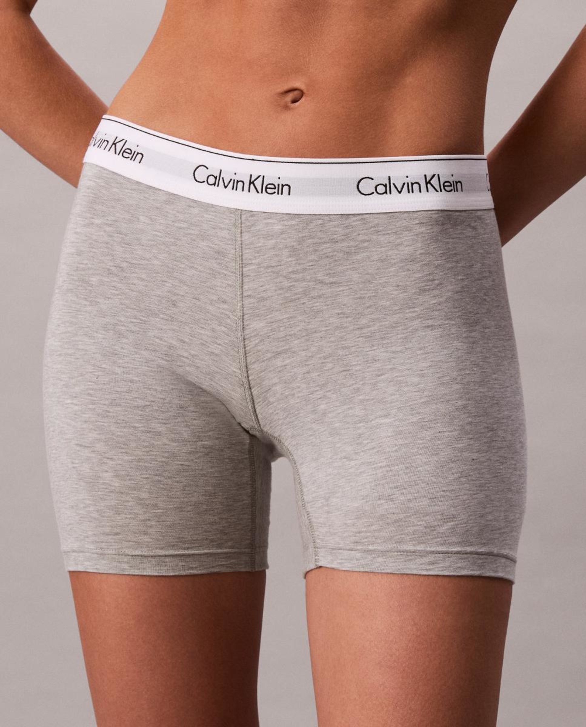 Calções Individuais Icon Cotton Modal Cinzento-2