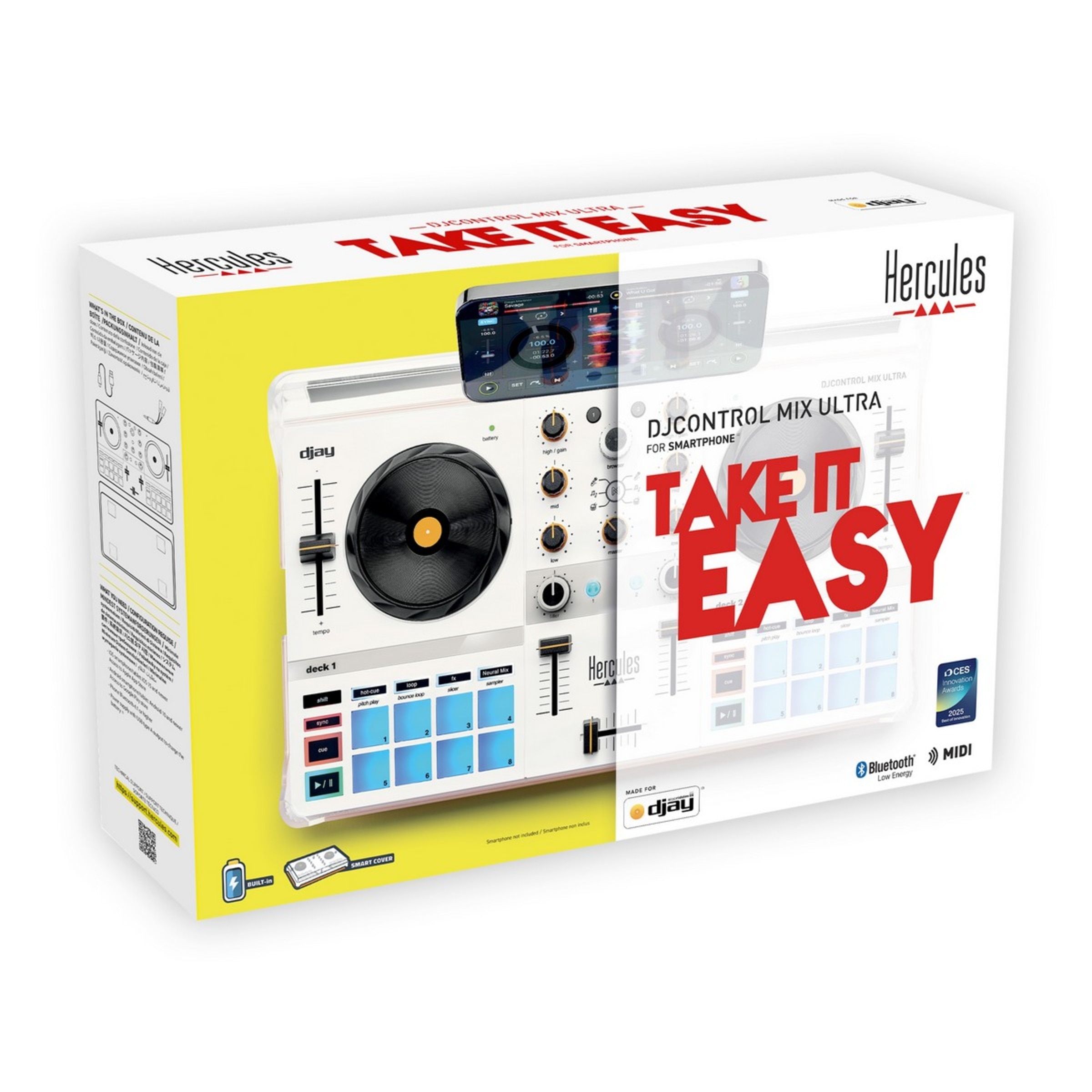 DJ Control Hercules Mix Ultra Branco-5