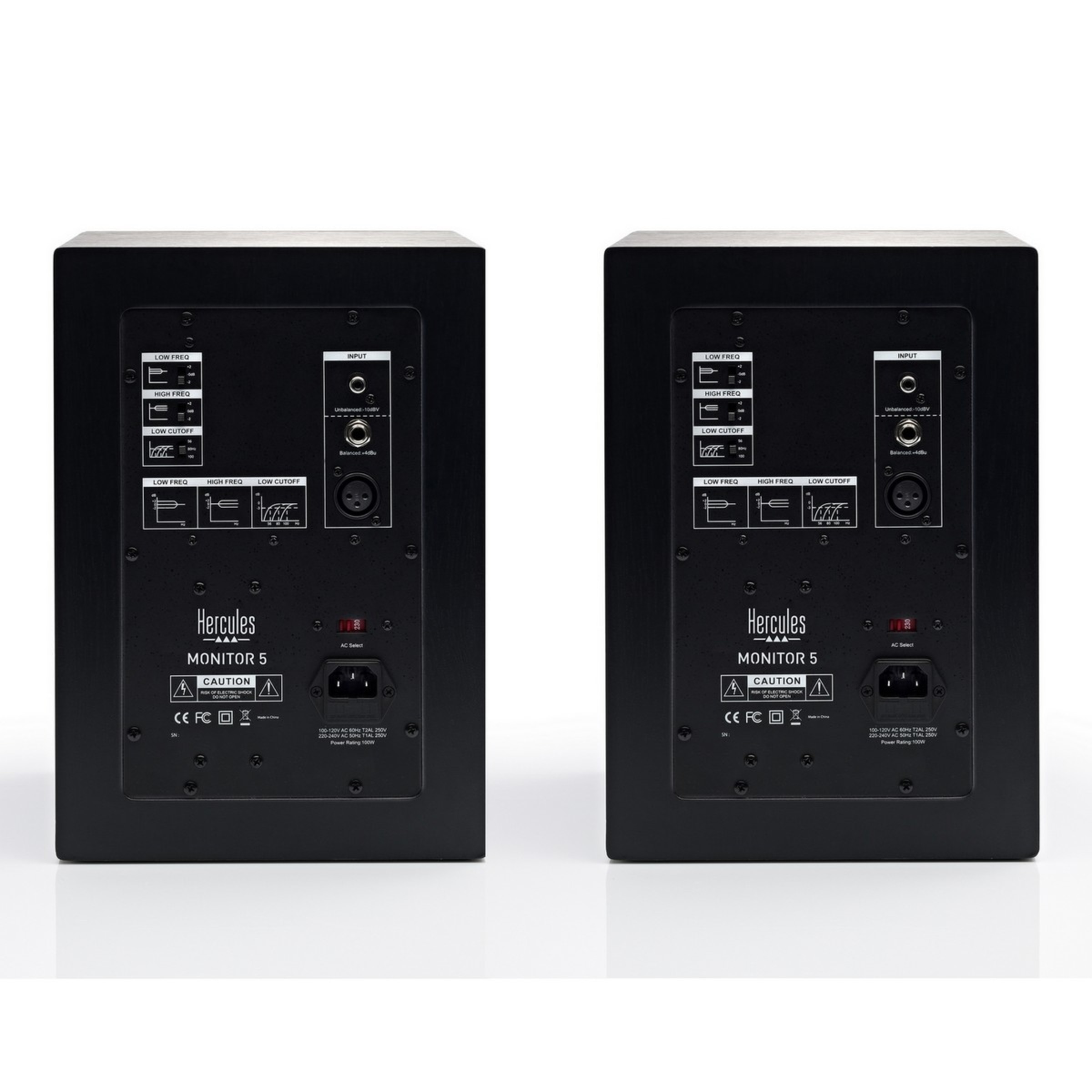 Coluna Hercules Monitor 5 de 80 W Preto-3