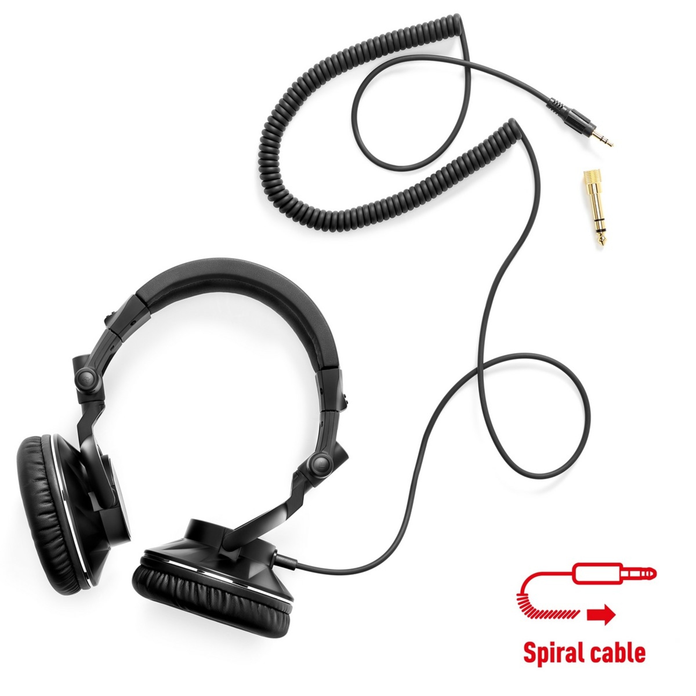 Auscultadores Hercules Headphones DJ 60 Preto-2