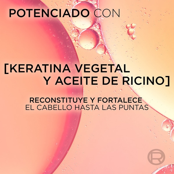 Rekonstruierendes Shampoo Dream Long Pflanzenkeratin & Rizinusöl langes strapaziertes Haar Flacon 400 ml