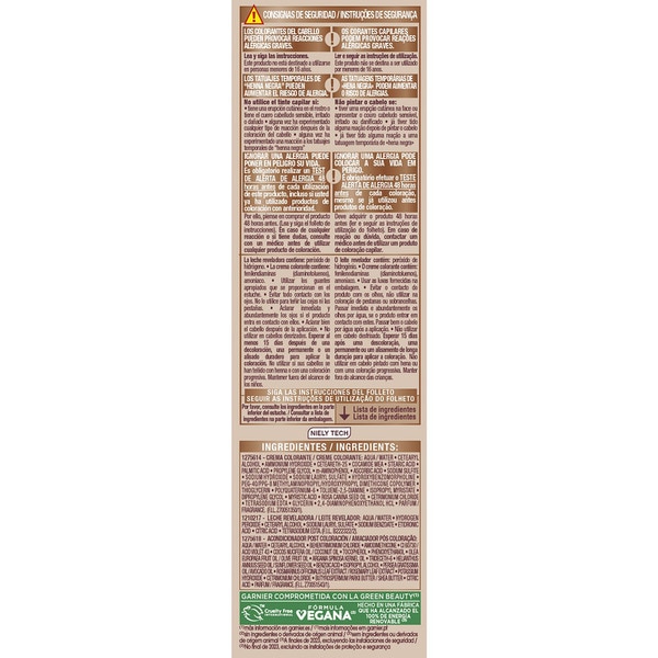 tinte rubio caramelo para cabello castaño oscuro SA2 aclara 4 tonos sin decoloración