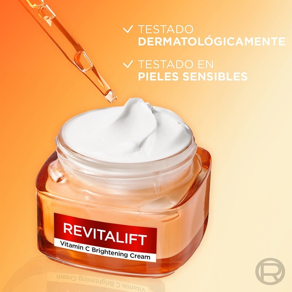 Revitalift crema alisadora de poros con vitamina C + ácido salicílico jar 50 ml ilumina y reduce líneas de expresión