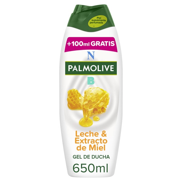 Natur Balance Nourishing cream bath gel with Milk & Honey bottle 600 ml