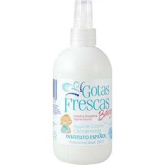 Baby agua de colonia concentrada suave y duradera baja en alcohol spray 250 ml - Gotas Frescas