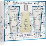 Gardenias presentation box with natural eau de cologne for women spray 150 ml + shower gel bottle 150 ml + moisturising body cream bottle 150 ml